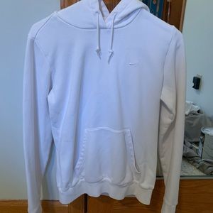 White nike hoodie size small